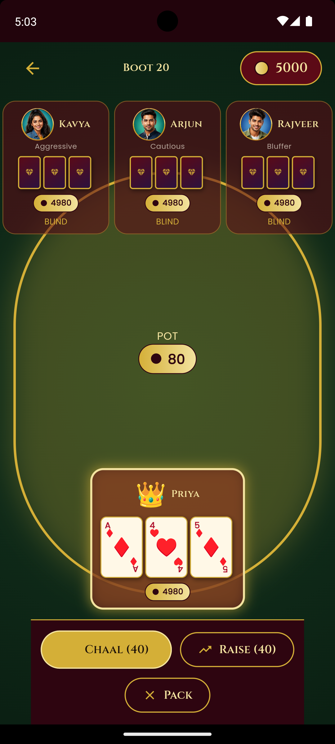 Teen Patti Royal screenshot 1