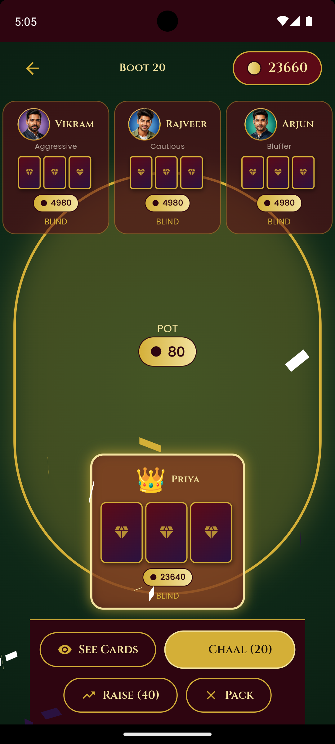 Teen Patti Royal screenshot 2